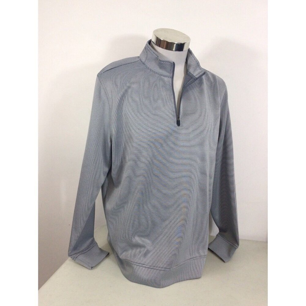 Hickey Freeman Sweater 1/4 Zip Mens Large
